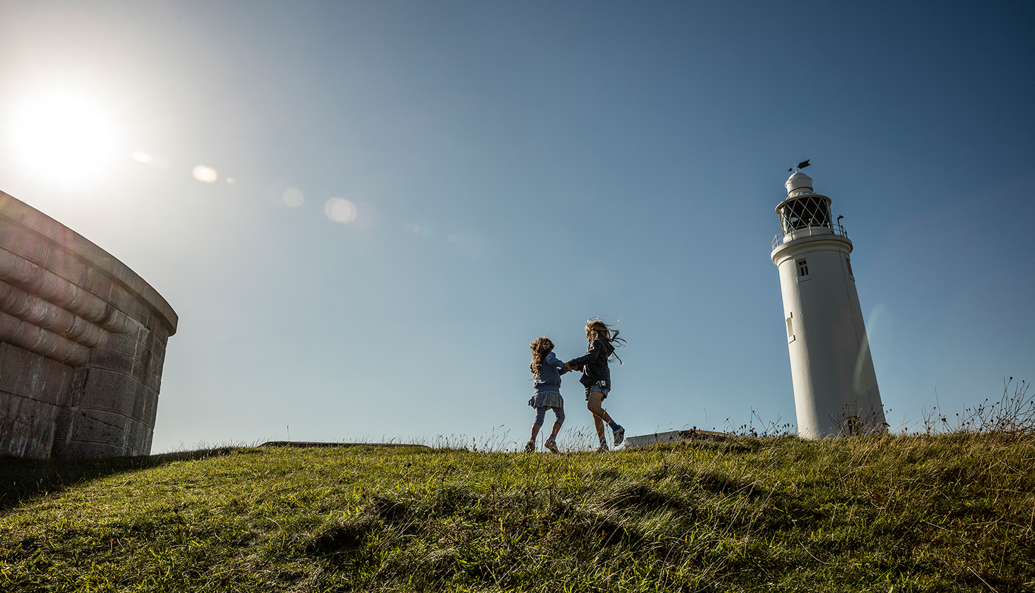 Calshot Lighthouse in the Sun